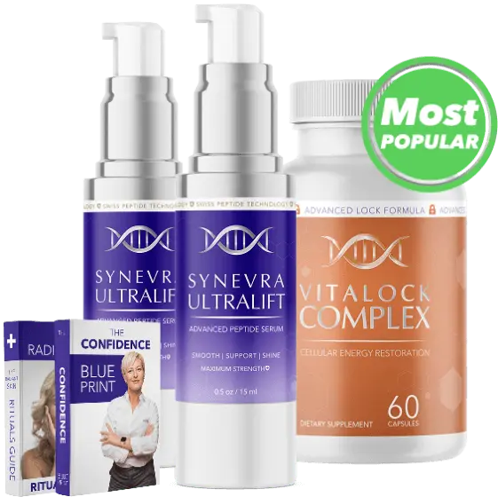 Synevra Advanced pack - 2 UltraLift Serums and 1 VitaLock Complex with free bonus eBooks
